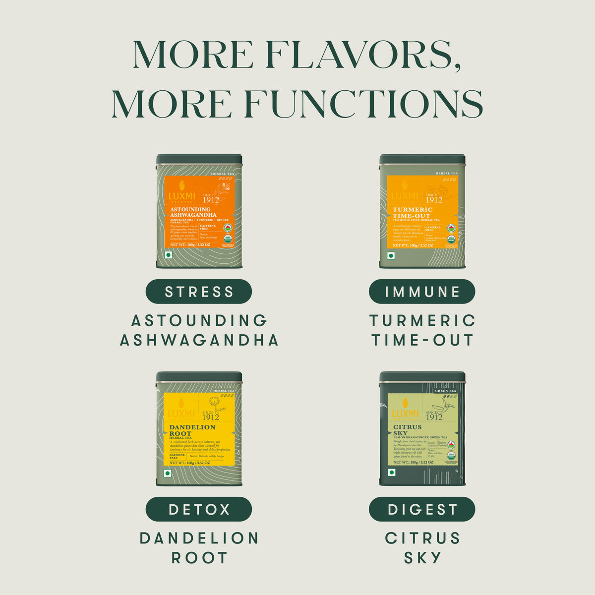 Luxmi Estates Herbal Teas