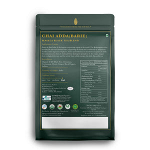 Organic Chai Adda-Barie | 50 Tea Bags | Organic Masala Chai - Luxmi Estates