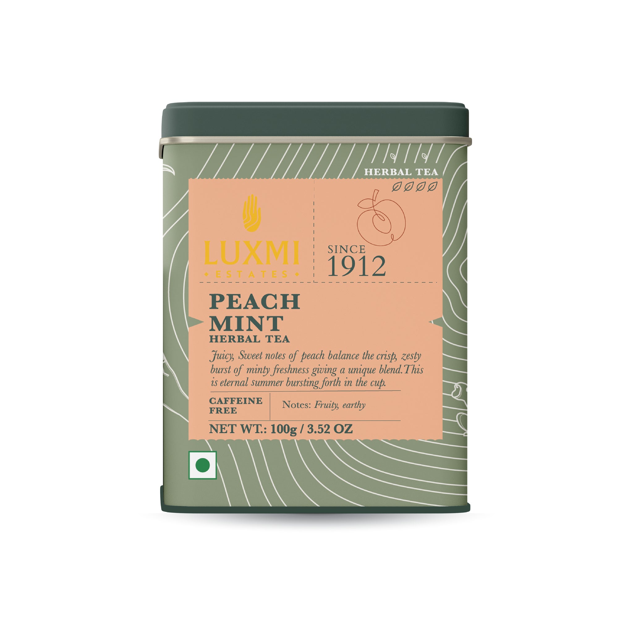 Peach Mint | 100 gm | Organic Herbal Tea