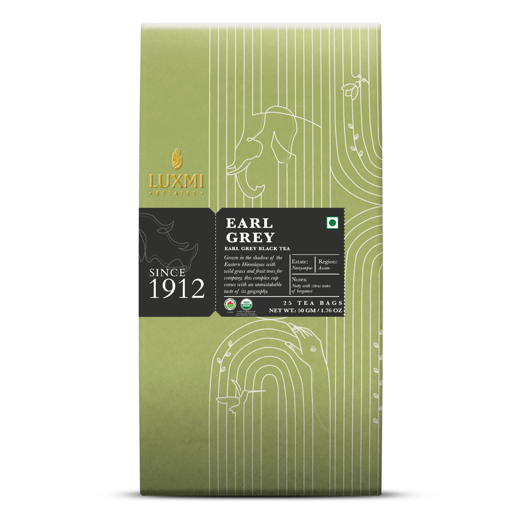 Earl Grey Tea | 25 Tea Bags | Organic Black Tea PACK OF 2