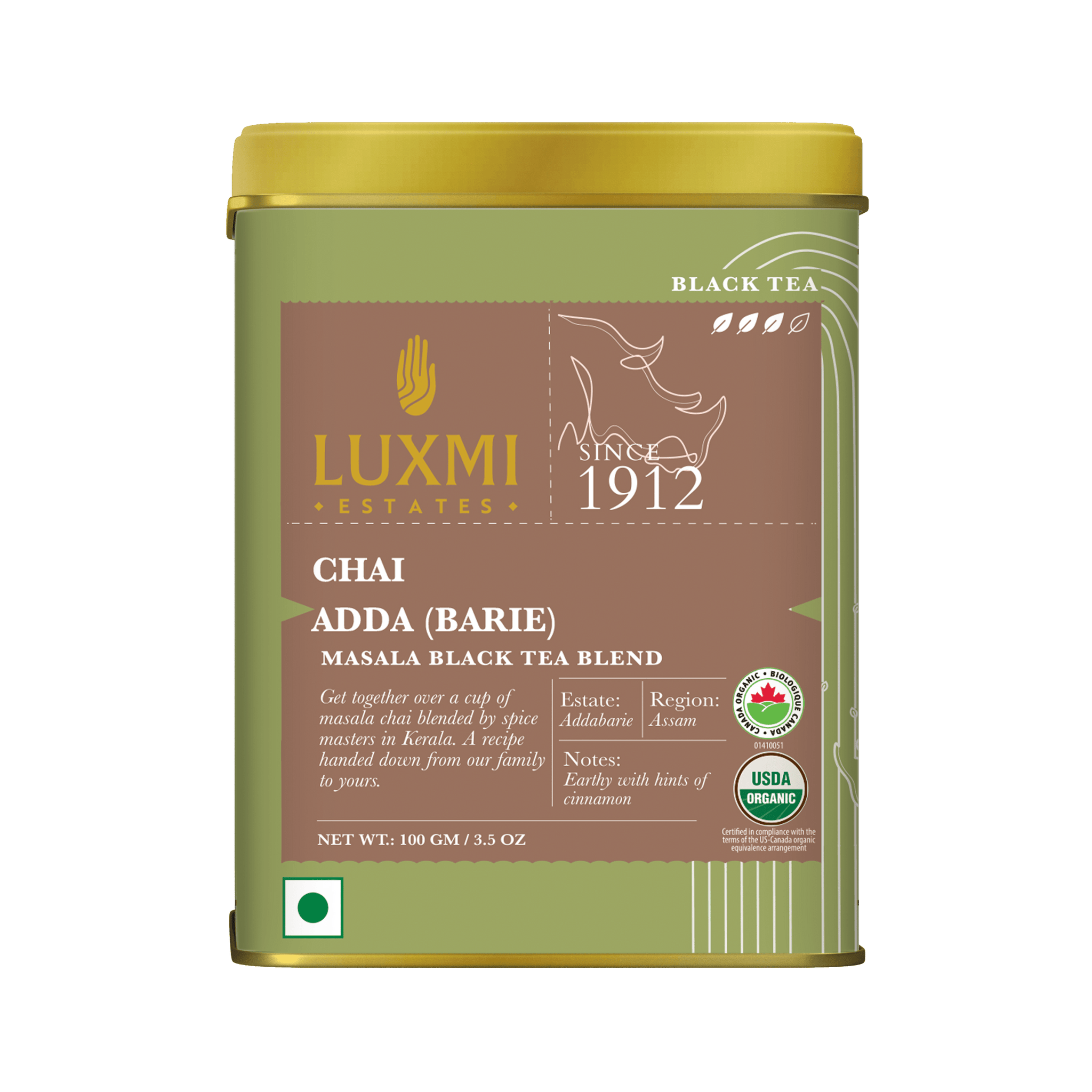 Chai Adda-Barie | 100gm | Organic Masala Chai PACK OF 2