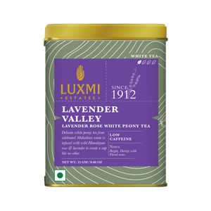 Lavender Valley - 25gm Organic White Tea Pack of  3