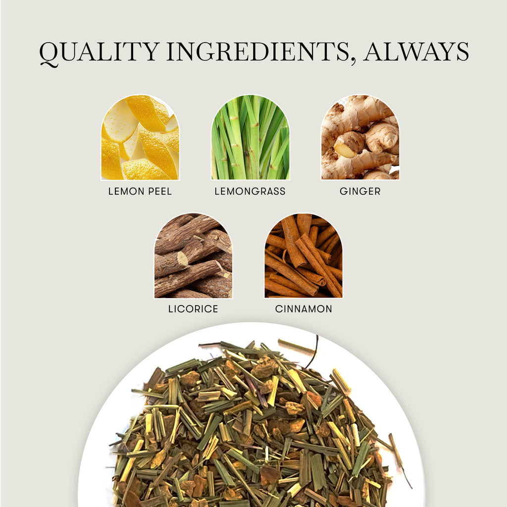 Lemon Ginger Root | 50gm | Organic Herbal Tea