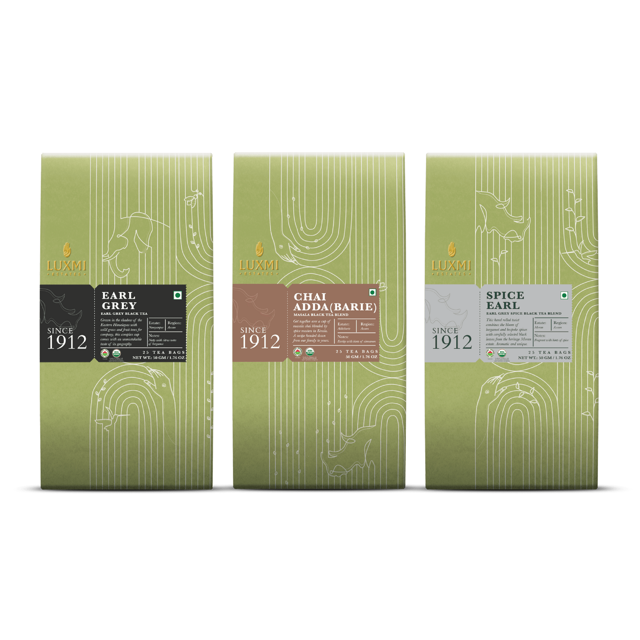 Assam Organic Black Tea Bags Collection