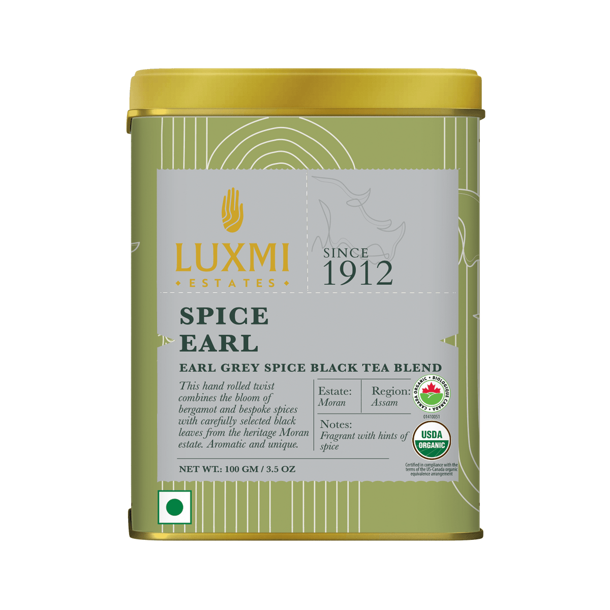Organic Spice Earl Black Tea