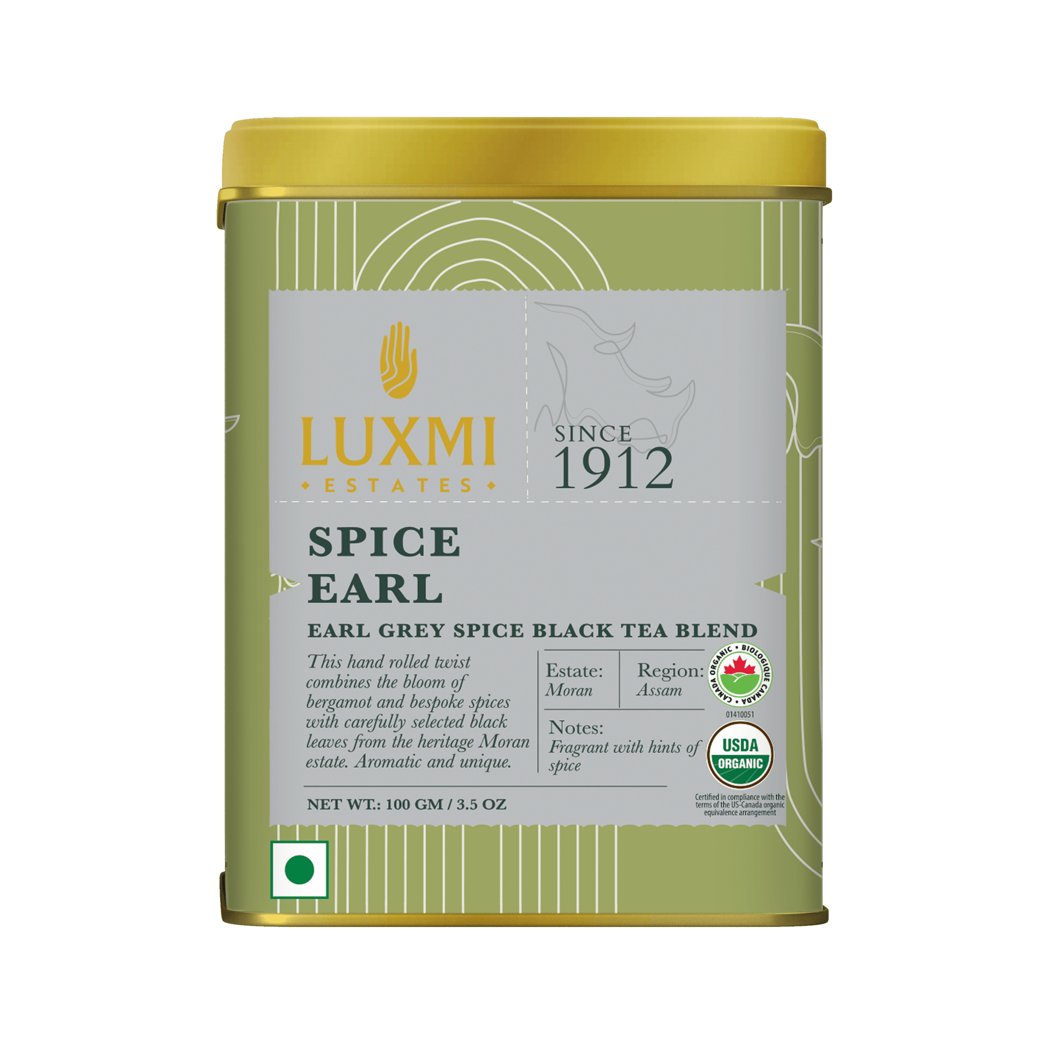 Organic Spice Earl Black Tea