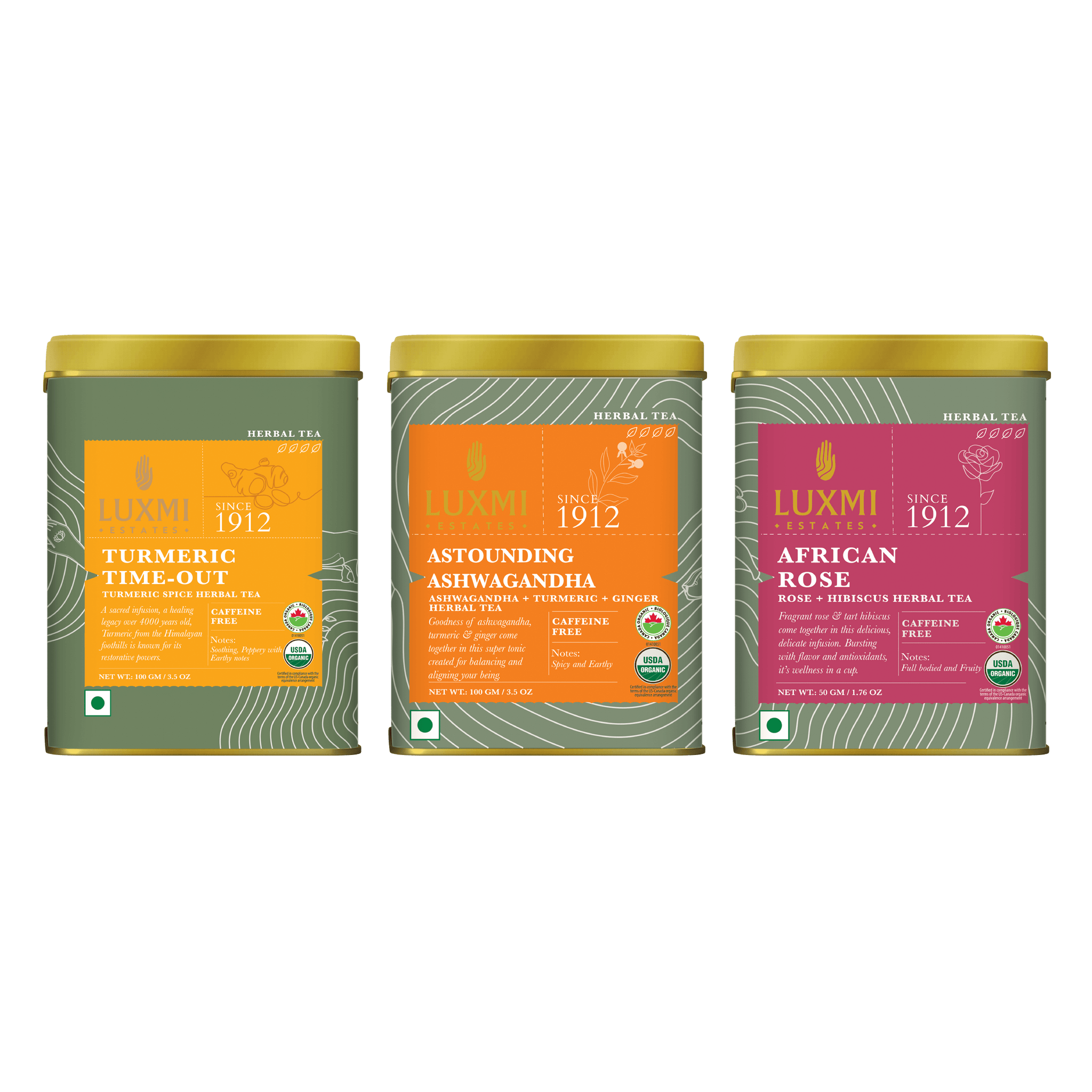 Organic Herbal Tea Collection Loose Leaf