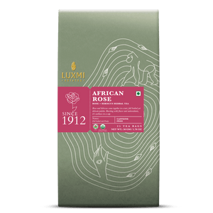 African Rose | 25 Tea Bags | Organic Herbal Tea - Luxmi Estates