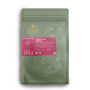 African Rose | 50 Tea Bags | Organic Herbal Tea PACK OF 3 - Luxmi Estates USA