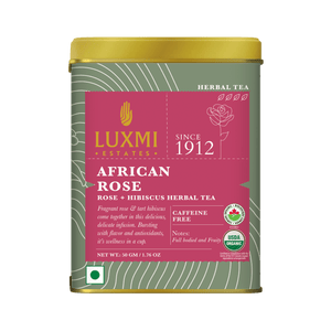 African Rose | 50gm loose tea | Organic Herbal Tea - Luxmi Estates