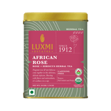 African Rose | 50gm loose tea | Organic Herbal Tea Pack of 3 - Luxmi Estates USA