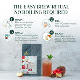 Apple Cinnamon Iced Tea | 18 Pitcher bags - Luxmi Estates USA
