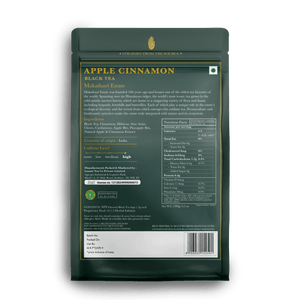 Apple Cinnomon Black Tea | 50 Tea Bags | Organic Black Tea - Luxmi Estates
