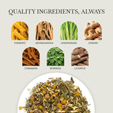 Ashwagandha Turmeric Organic Adaptogen Tea, 100 count - Luxmi Estates USA