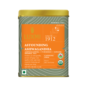 Astounding Ashwagandha | 100gm | Organic Herbal Tea - Luxmi Estates