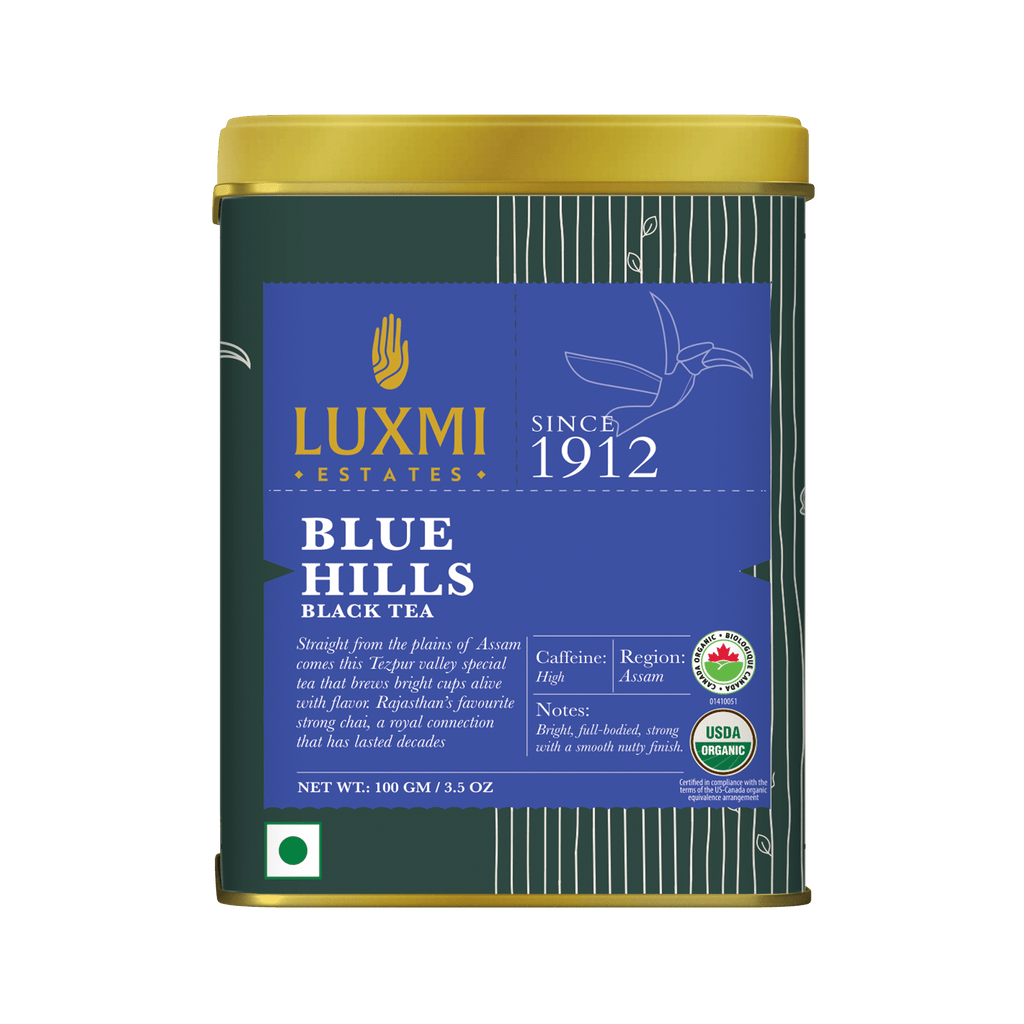 Blue Hills| 100gm | Jodhpur Black Tea Blend PACK OF 2 - Luxmi Estates USA
