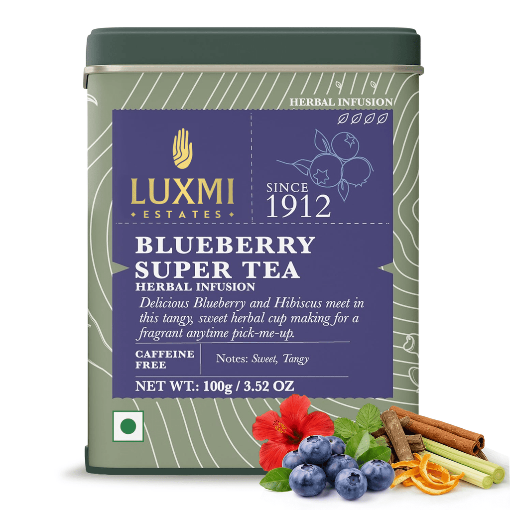 Blueberry Super Tea | 100 gm | Herbal tea - Luxmi Estates USA
