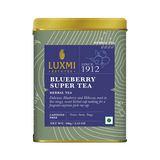 Blueberry Super Tea | 100 gm | Herbal tea PACK OF 2 - Luxmi Estates USA