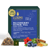 Blueberry Super Tea | 25 Teabags | Herbal Tea - Luxmi Estates USA