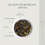 Bombay Cutting Chai | 100 gm | LUXMI Signature Tea | Assam CTC, Lemon Grass, Ginger, Cardamom - Luxmi Estates