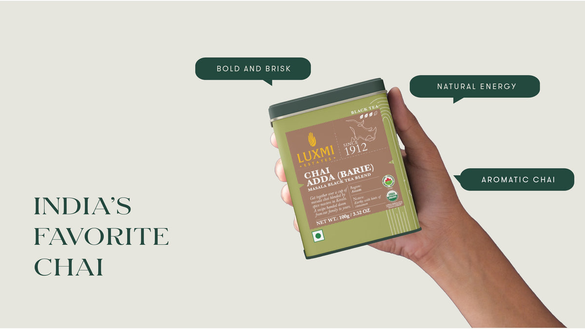 Chai Adda-Barie | 100gm | Organic Masala Chai - Luxmi Estates USA