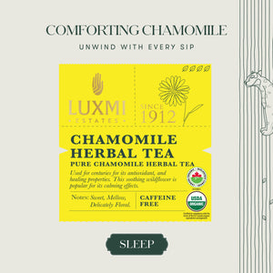 Chamomile Herbal Tea | 25gm | Organic Herbal Tea - Luxmi Estates