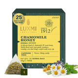 Chamomile Honey Herbal Tea | 25 Teabags - Luxmi Estates USA