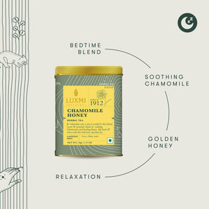 Chamomile Honey Herbal Tea | 50 gm | Herbal Tea - Luxmi Estates