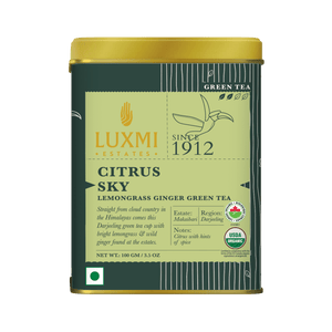 Citrus Sky | 100gm | Organic Green Tea - Luxmi Estates