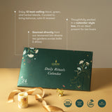 Daily Ritual Calendar | Gift Pack Assortment | 24 Tea Bags | Advent Calendar - Luxmi Estates USA