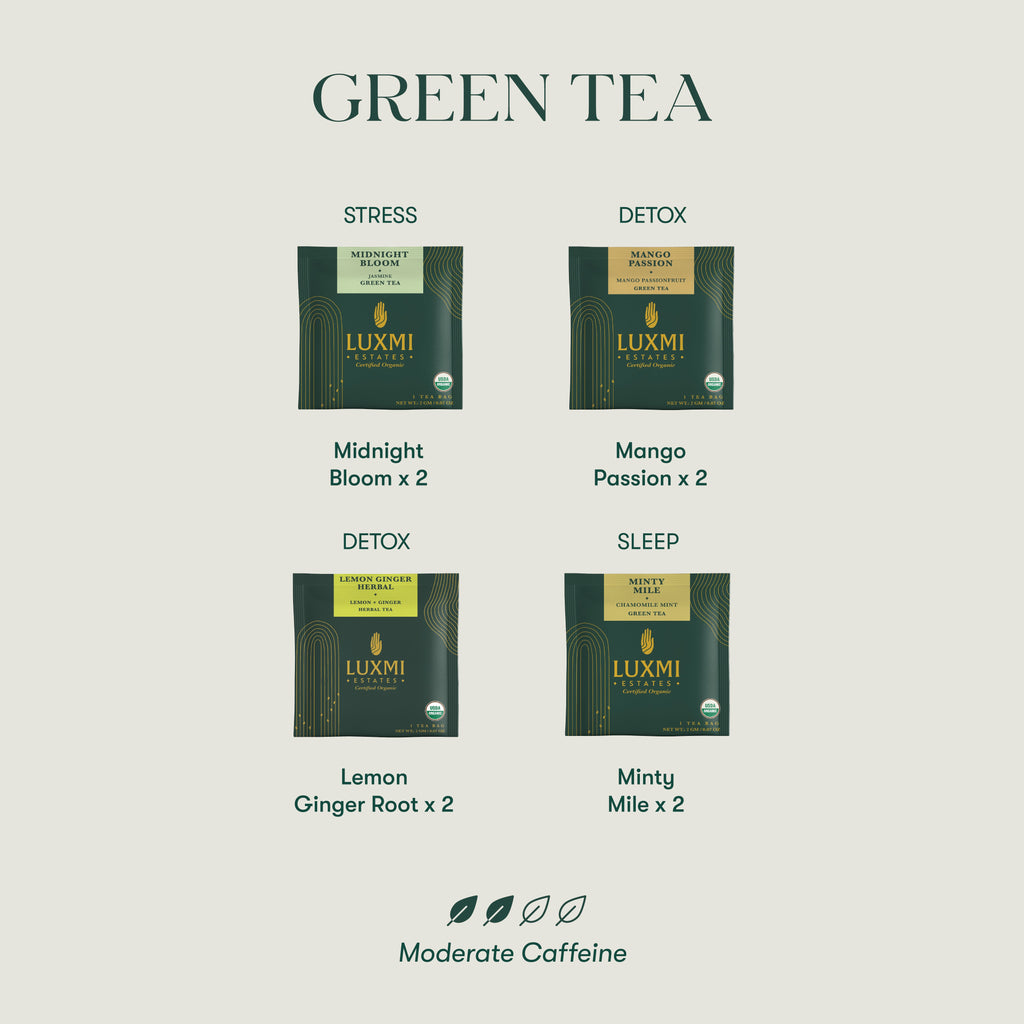 Daily Ritual Calendar | Gift Pack Assortment | 24 Tea Bags | Advent Calendar - Luxmi Estates USA