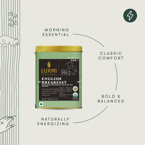 English Breakfast | 100gm | Organic Black Tea - Luxmi Estates