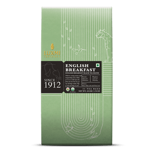 English Breakfast | 25 Tea Bags | Organic Blend Black Tea - Luxmi Estates