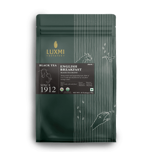 English Breakfast | 50 Tea Bags | Organic Black Tea PACK OF 3 - Luxmi Estates USA