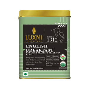 English Breakfast, Organic Darjeeling Black Tea PACK OF 2 - Luxmi Estates USA