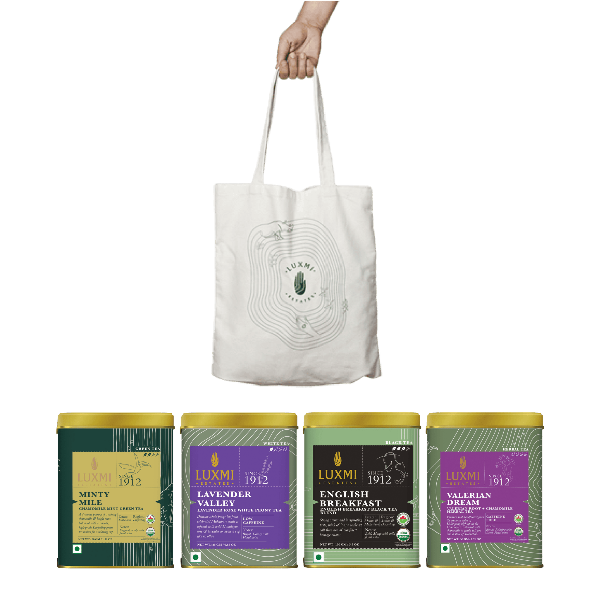 Heritage Select Tea Assortment Monthly Subscription Box - Luxmi Estates USA