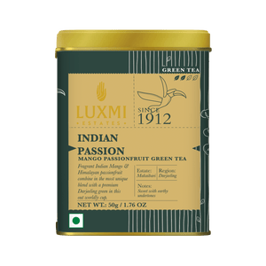 Indian Passion | 50gm | Organic Green Tea - Luxmi Estates