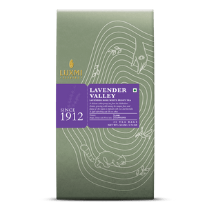 Lavender Valley | 25 Tea Bags | Organic White Tea PACK OF 3 - Luxmi Estates USA