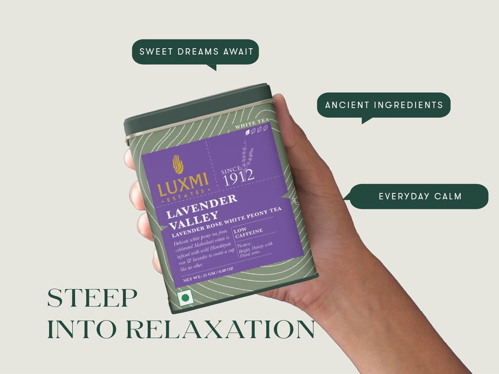Lavender Valley | 25gm | Organic White Tea - Luxmi Estates USA