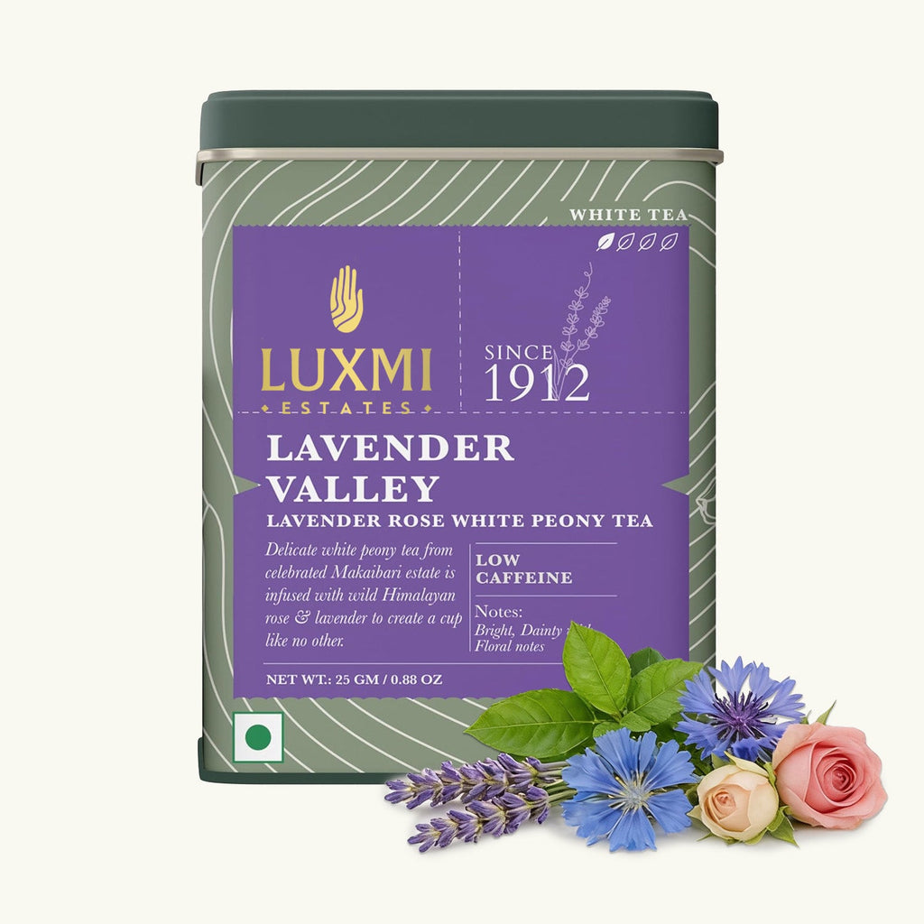 Lavender Valley | 25gm | Organic White Tea - Luxmi Estates USA