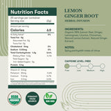 Lemon Ginger Root | 50gm | Organic Herbal Tea