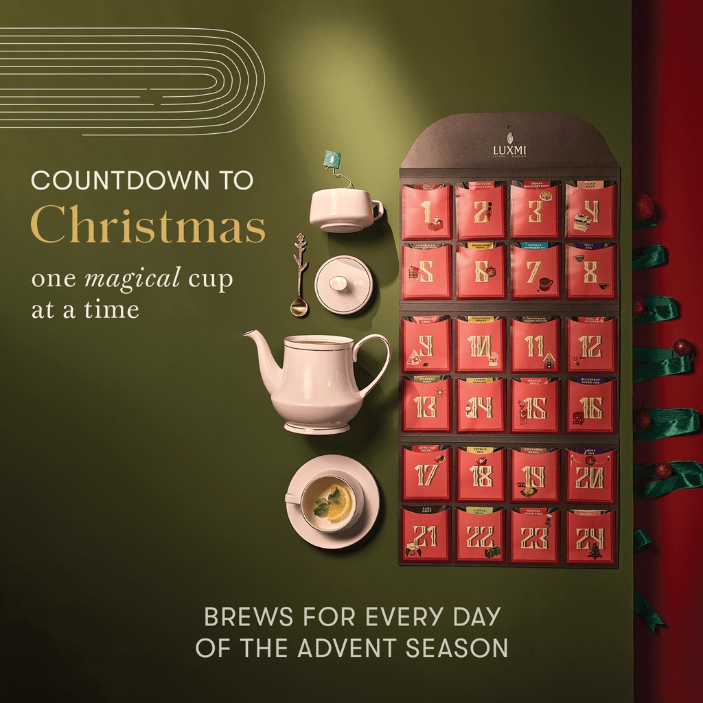 Luxmi Estates 24-Day Christmas Tea Advent Calendar 2026 - Luxmi Estates USA