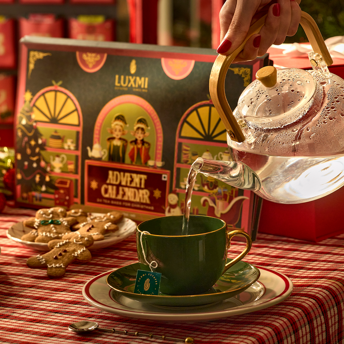 Luxmi Estates 24-Day Christmas Tea Advent Calendar 2026 - Luxmi Estates USA