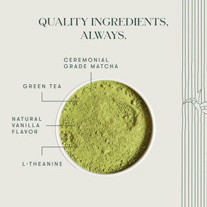 Matcha Vanilla with Probiotics | 50gm | Organic Green Tea - Luxmi Estates