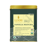 Matcha Vanilla with Probiotics | 50gm | Organic Green Tea Powder PACK OF 3 - Luxmi Estates USA