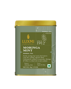 Moringa Mint | 50 gm | Organic Herbal Tea - Luxmi Estates