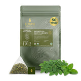 Moringa Mint | 50 Tea Bags | Organic Herbal Tea - Luxmi Estates USA