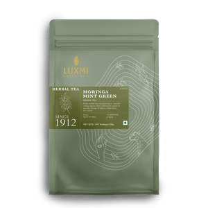 Moringa Mint | 50 Tea Bags | Organic Herbal Tea PACK OF 3 - Luxmi Estates USA