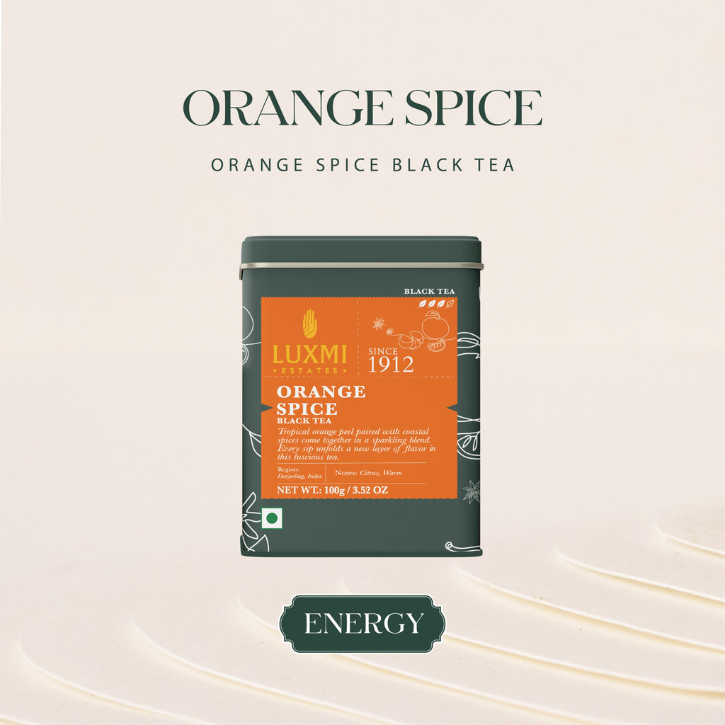 Orange Spice | 100 gm | Black Tea - Luxmi Estates USA
