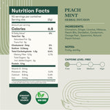 Peach Mint | 100 gm | Organic Herbal Tea - Luxmi Estates USA